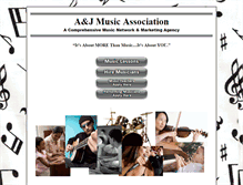 Tablet Screenshot of ajmusic.org
